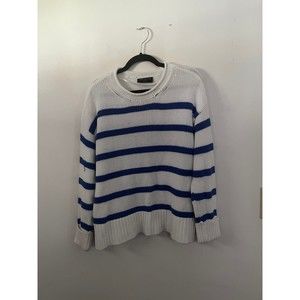 Lane Bryant Classic Stripe Crew-Neck Sweater Size 14/16